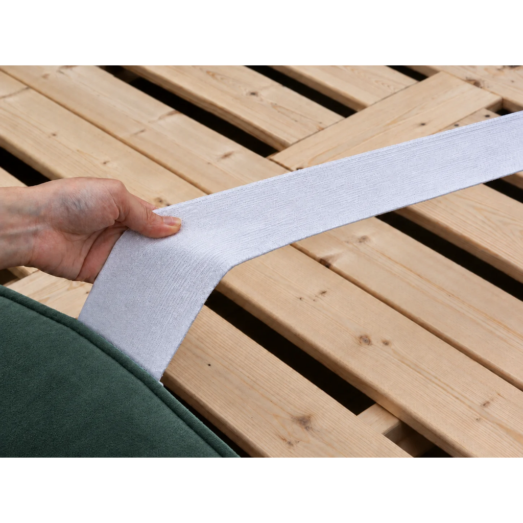 Deep Forest Green · Stretch-Fit Bed Frame Cover
