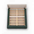 Deep Forest Green · Stretch-Fit Bed Frame Cover