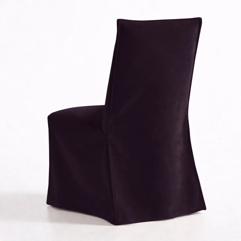 Deep Purple WB PBV2042 - 26 | Long-Skirt Dining Chair Slipcover