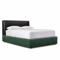 Deep Forest Green · Stretch-Fit Bed Frame Cover