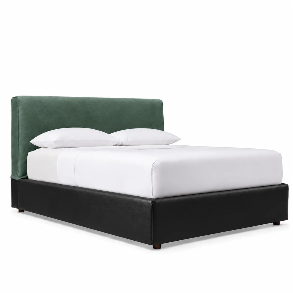 Deep Forest Green · Stretch-Fit Bed Headboard Cover