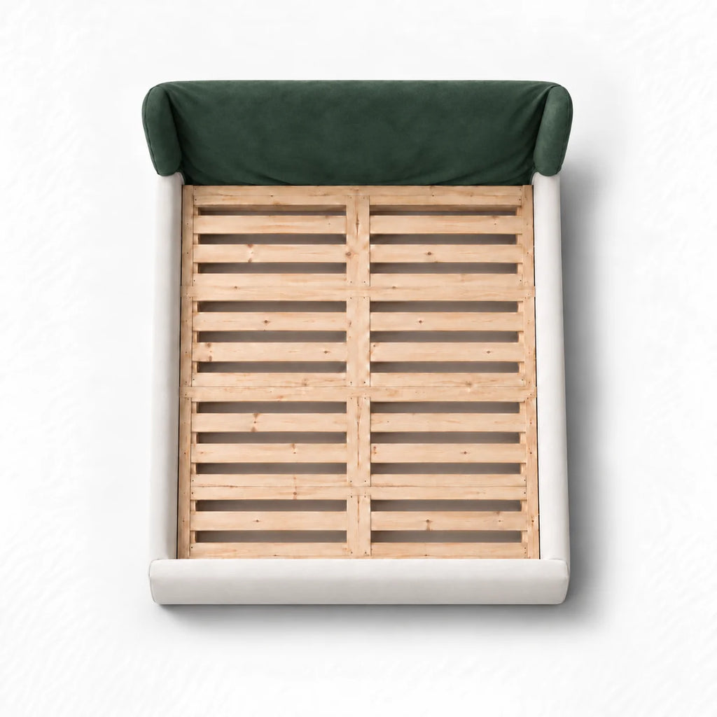 Deep Forest Green · Stretch-Fit Bed Headboard Cover