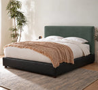 Deep Forest Green · Stretch-Fit Bed Headboard Cover