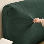 Deep Forest Green · Stretch-Fit Bed Headboard Cover