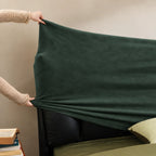Deep Forest Green · Stretch-Fit Bed Headboard Cover