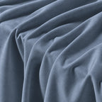 Dusty Blue-Gray · Stretch-Fit Bed Frame Cover