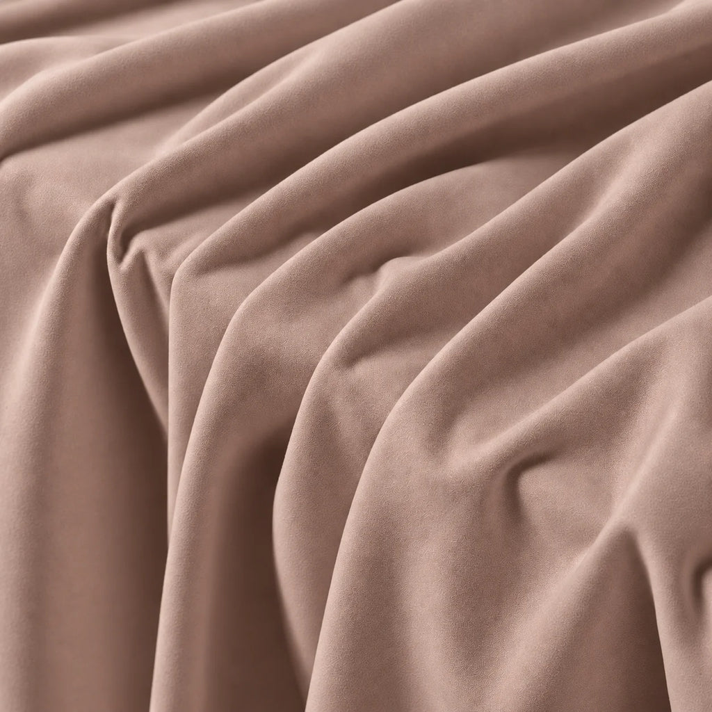 Dusty Blush · Stretch-Fit Bed Frame Cover