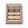 Dusty Blush · Stretch-Fit Bed Frame Cover
