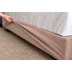Dusty Blush · Stretch-Fit Bed Frame Cover