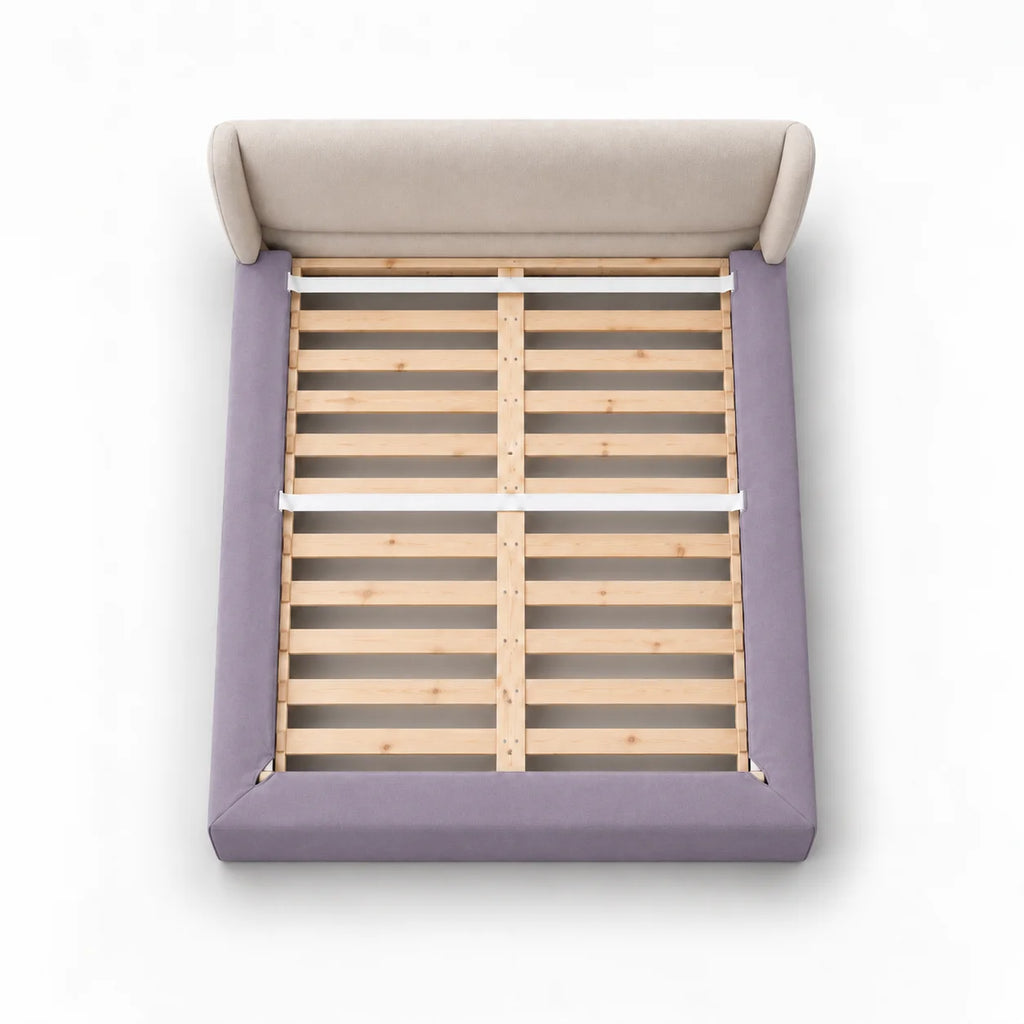 Dusty Lavender · Stretch-Fit Bed Frame Cover