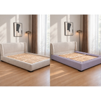 Dusty Lavender · Stretch-Fit Bed Frame Cover