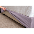 Dusty Lavender · Stretch-Fit Bed Frame Cover