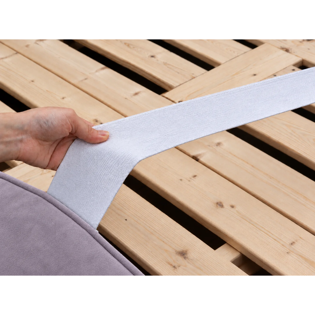 Dusty Lavender · Stretch-Fit Bed Frame Cover