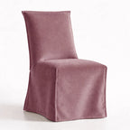 Dusty Rose WB PBV2042 - 24 | Long-Skirt Dining Chair Slipcover