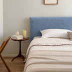 Dusty Blue-Gray · Stretch-Fit Bed Headboard Cover