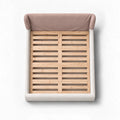 Dusty Blush · Stretch-Fit Bed Headboard Cover