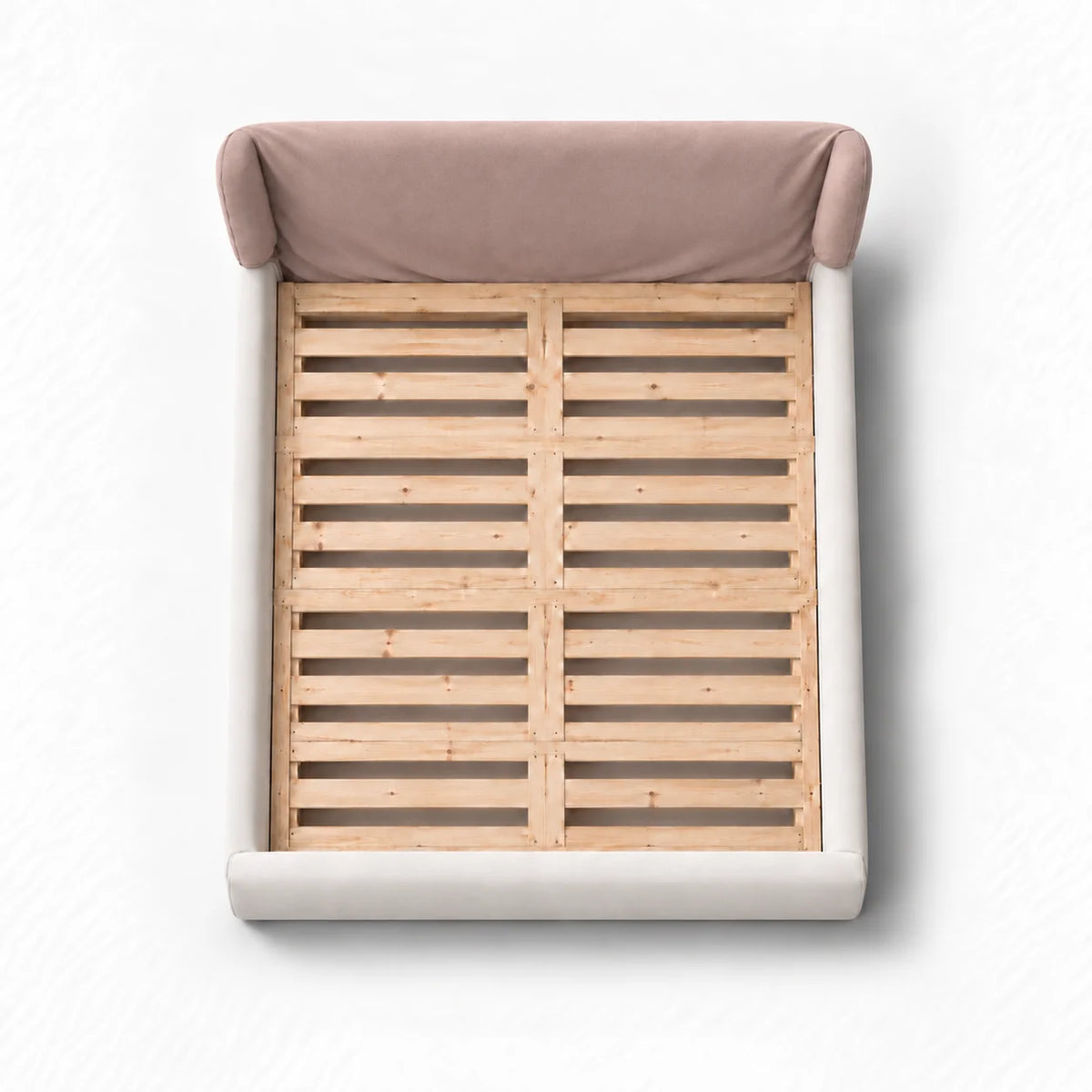 Dusty Blush · Stretch-Fit Bed Headboard Cover