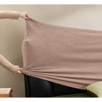 Dusty Blush · Stretch-Fit Bed Headboard Cover