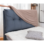 Dusty Blush · Stretch-Fit Bed Headboard Cover