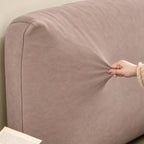Dusty Blush · Stretch-Fit Bed Headboard Cover