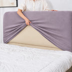 Dusty Lavender · Stretch-Fit Bed Headboard Cover