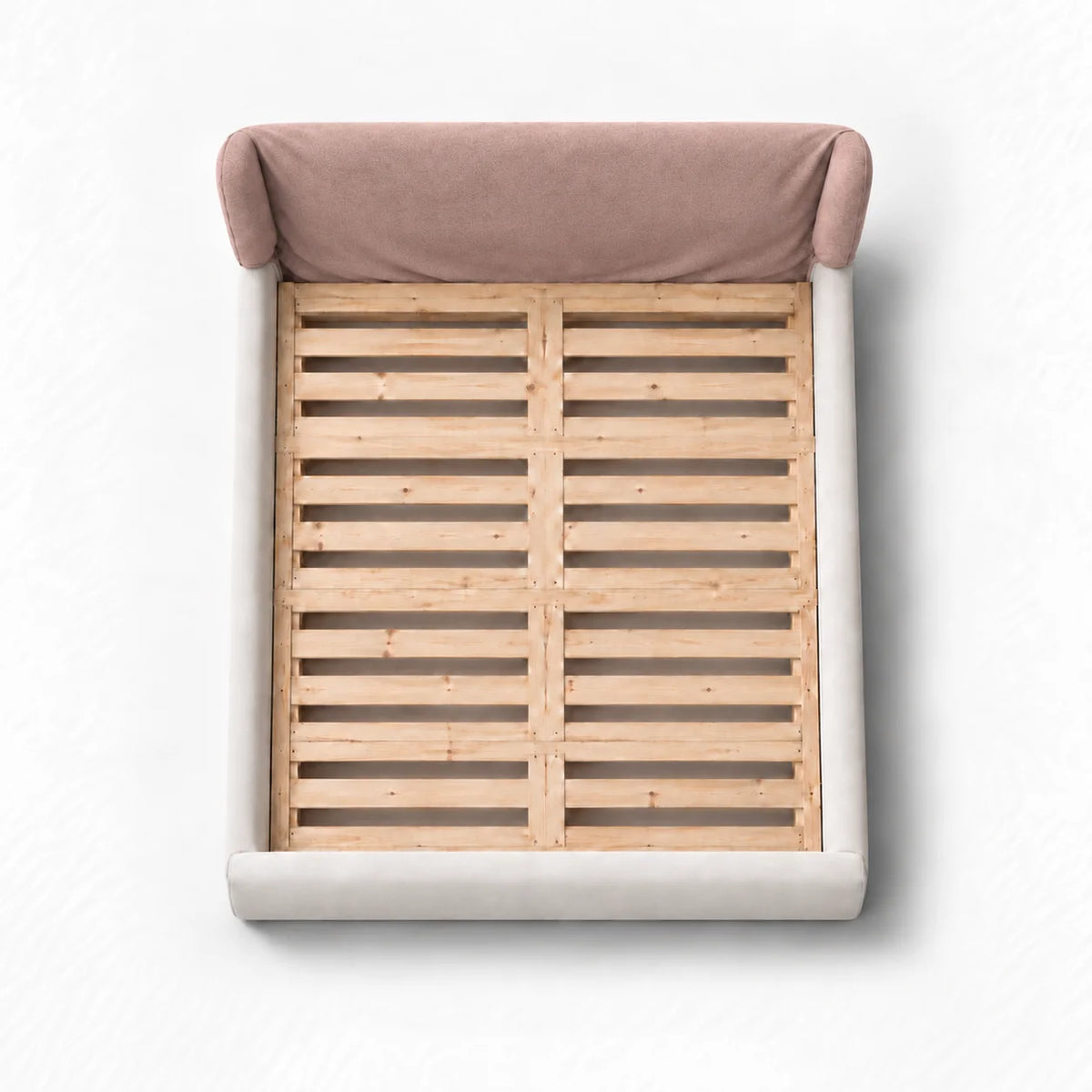 Dusty Rose · Stretch-Fit Bed Headboard Cover