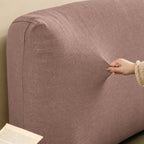 Dusty Rose · Stretch-Fit Bed Headboard Cover