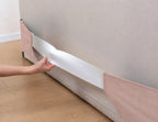 Dusty Rose · Stretch-Fit Inset Bed Frame Cover · Elastic Bands + Back Elastic
