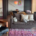 Custom Sofa Slipcover — Elara Flax