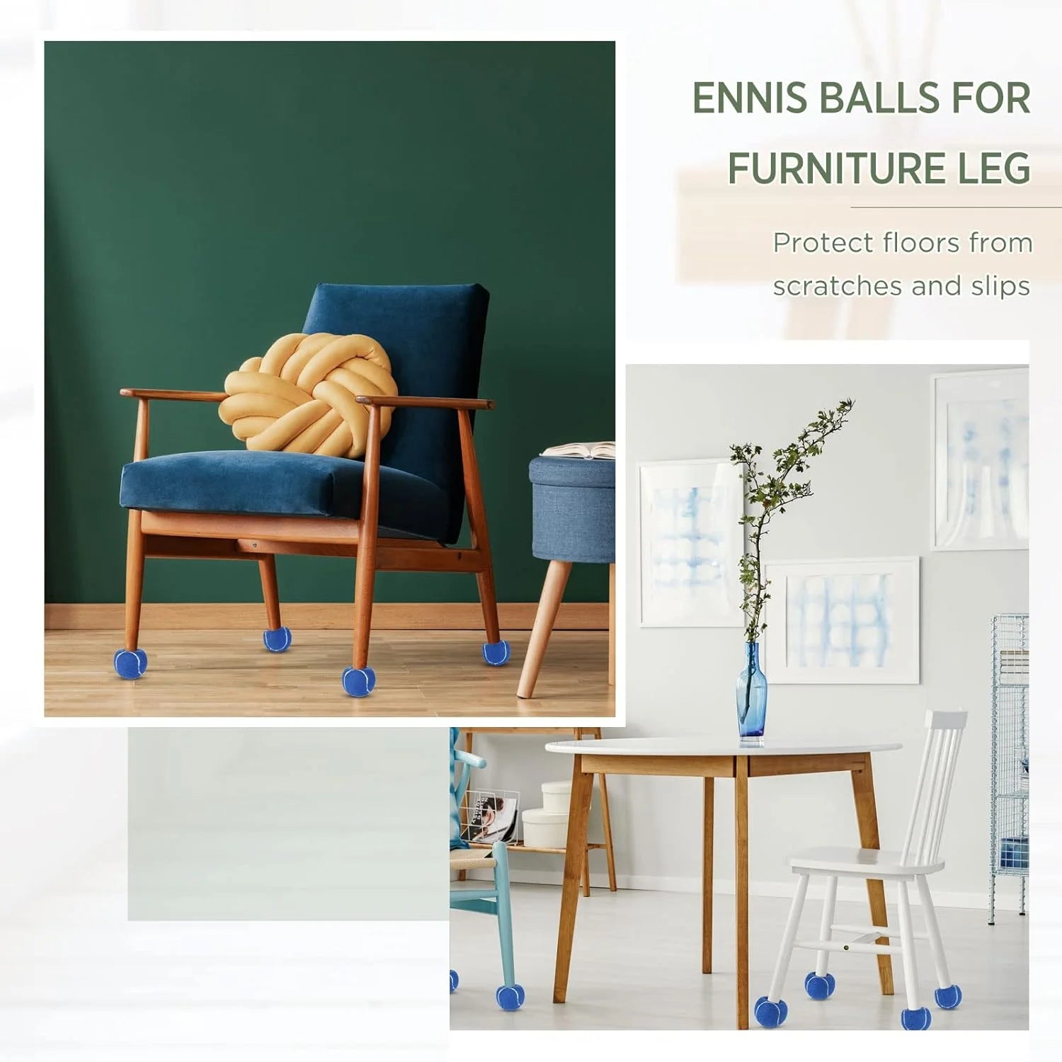 EduQuiet Anti-Slip Chair & Table Leg Pads