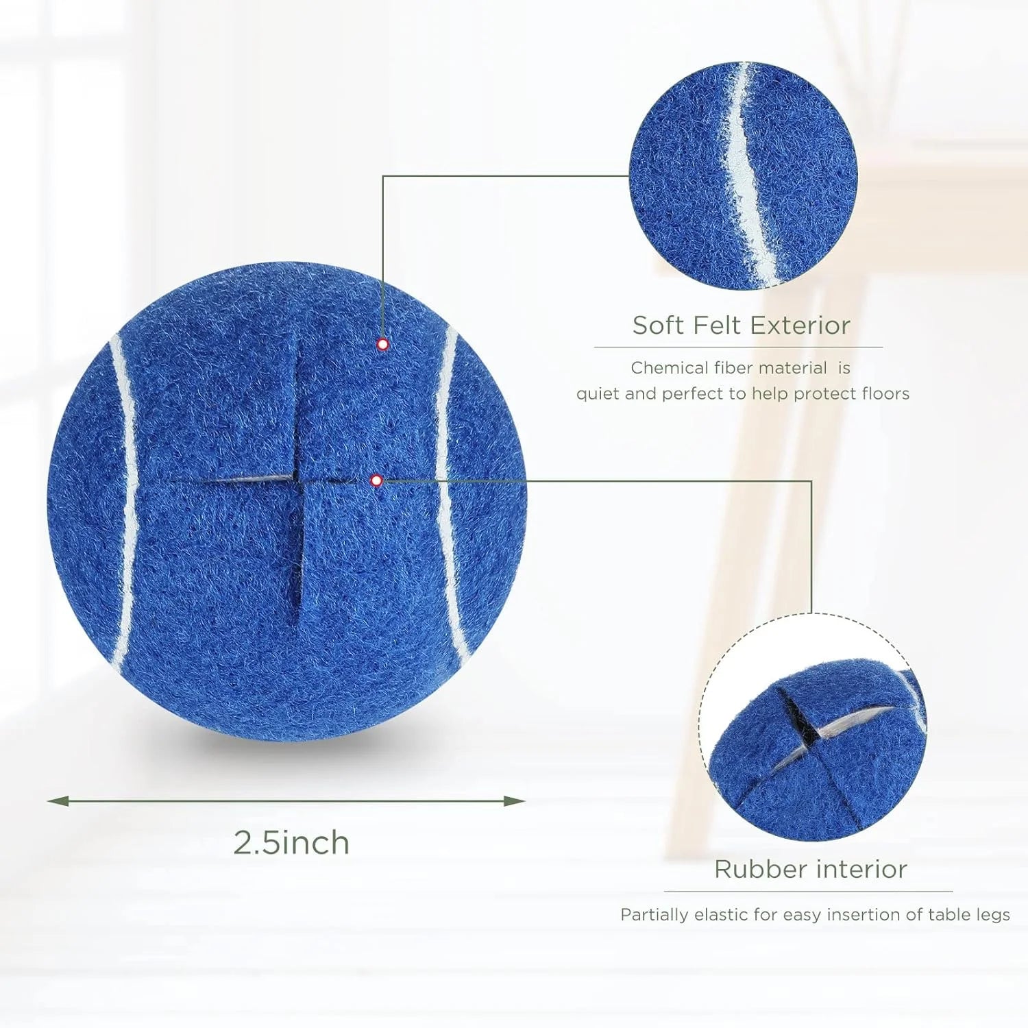 EduQuiet Anti-Slip Chair & Table Leg Pads