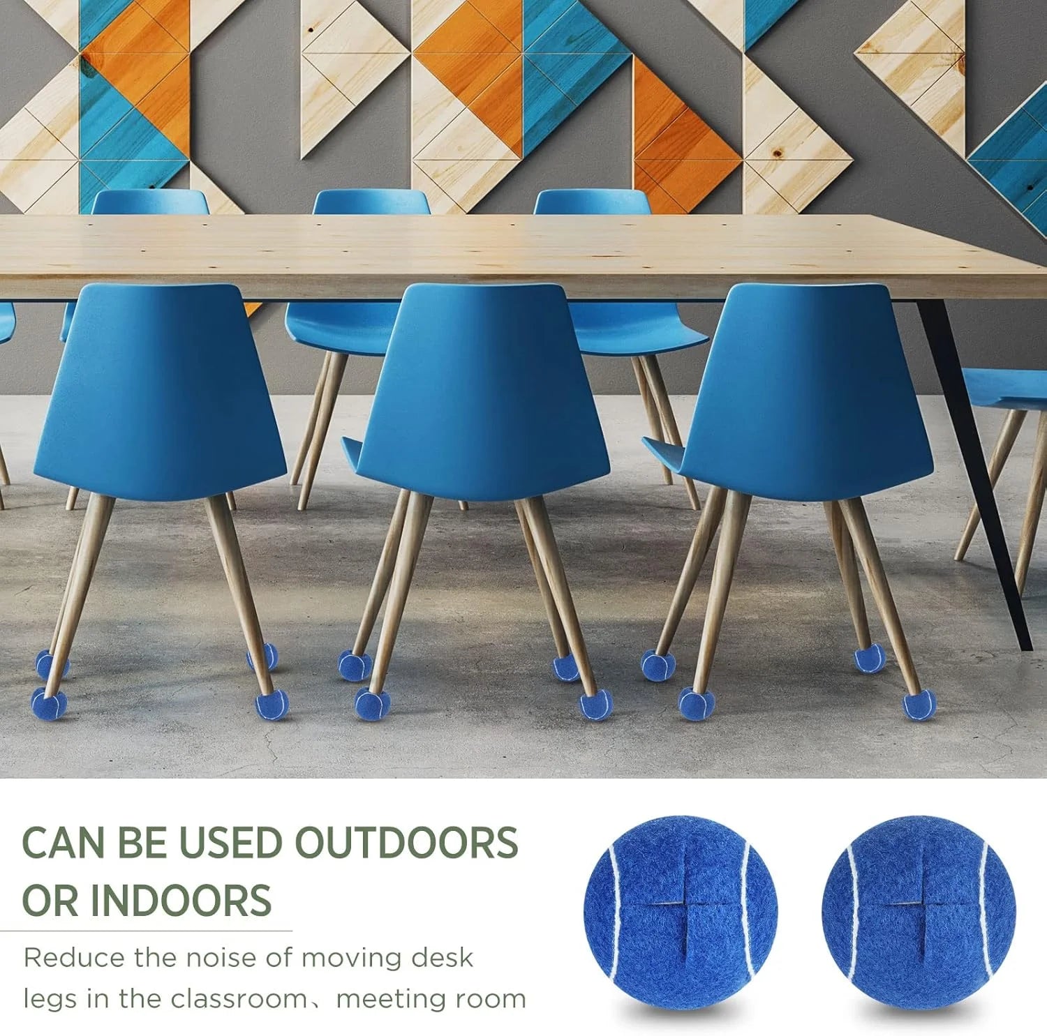 EduQuiet Anti-Slip Chair & Table Leg Pads