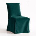 Emerald Green WB PBV2042 - 38 | Long-Skirt Dining Chair Slipcover
