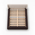 Espresso Brown · Stretch-Fit Bed Frame Cover