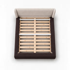 Espresso Brown · Stretch-Fit Bed Frame Cover