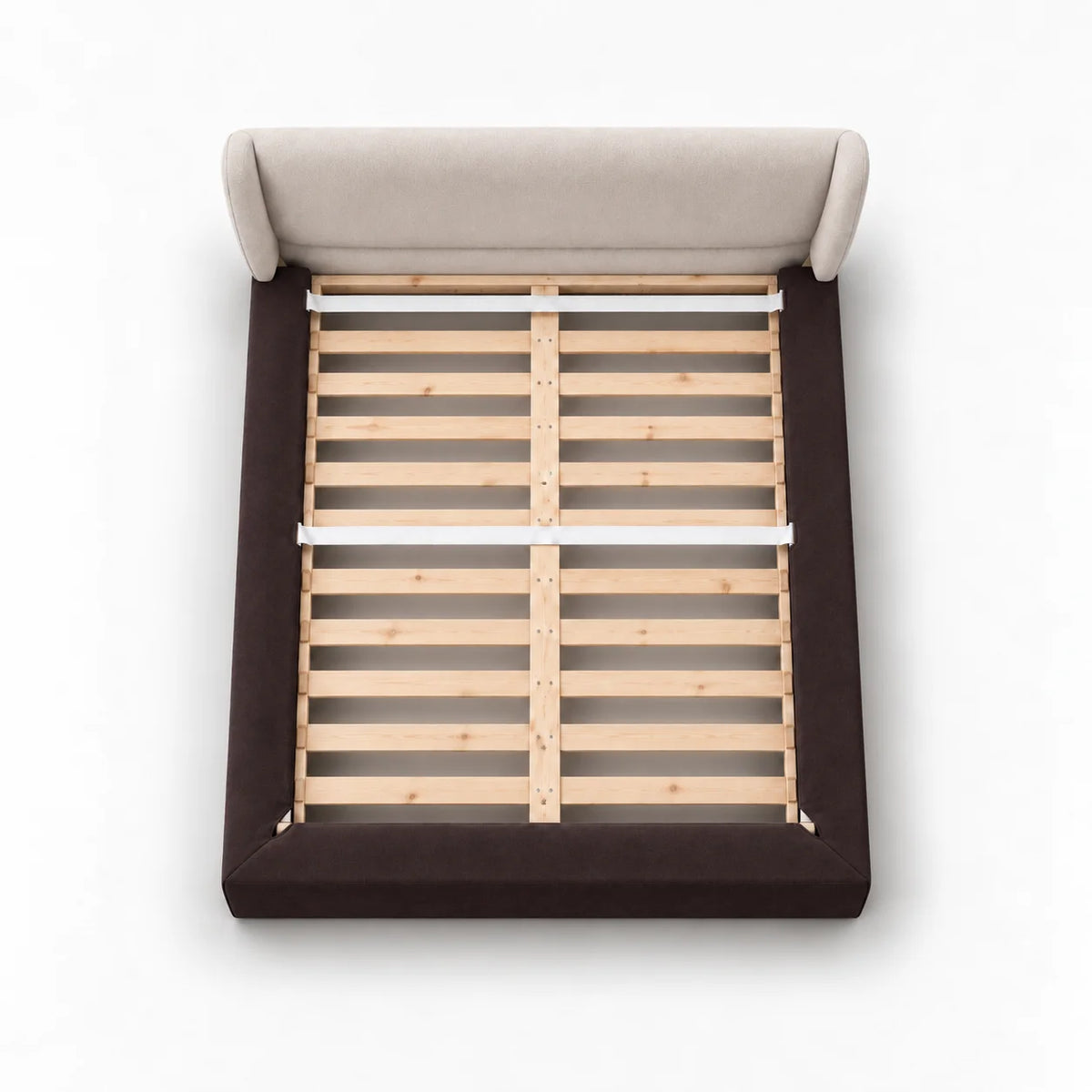 Espresso Brown · Stretch-Fit Bed Frame Cover