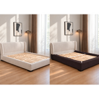 Espresso Brown · Stretch-Fit Bed Frame Cover