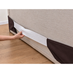 Espresso Brown · Stretch-Fit Bed Frame Cover