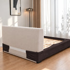 Espresso Brown · Stretch-Fit Bed Frame Cover