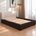 Espresso Brown · Stretch-Fit Bed Frame Cover