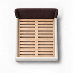 Espresso Brown · Stretch-Fit Bed Headboard Cover