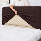 Espresso Brown · Stretch-Fit Bed Headboard Cover