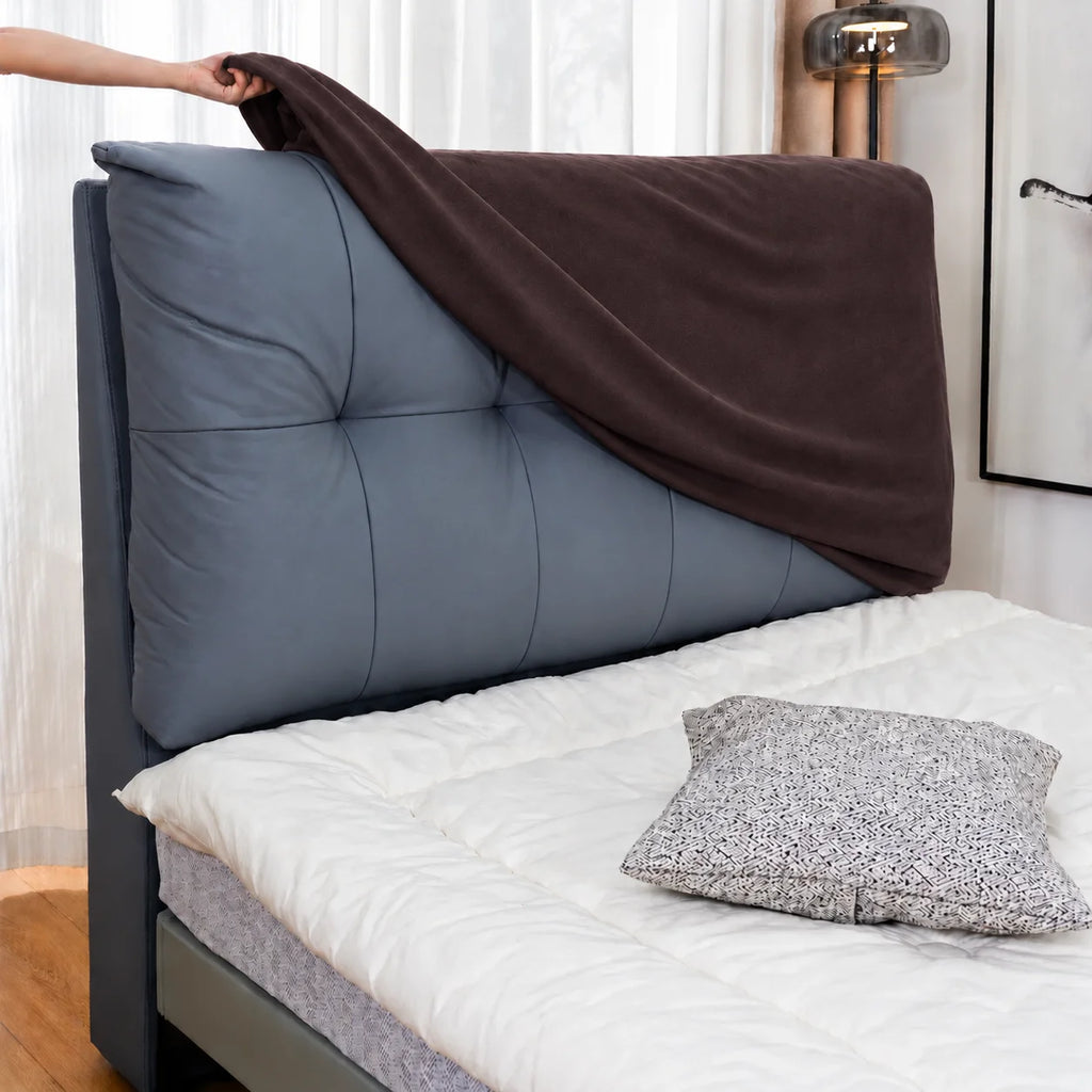 Espresso Brown · Stretch-Fit Bed Headboard Cover