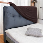 Espresso Brown · Stretch-Fit Bed Headboard Cover