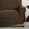 Espresso Noir Luna-17 custom sofa slipcover