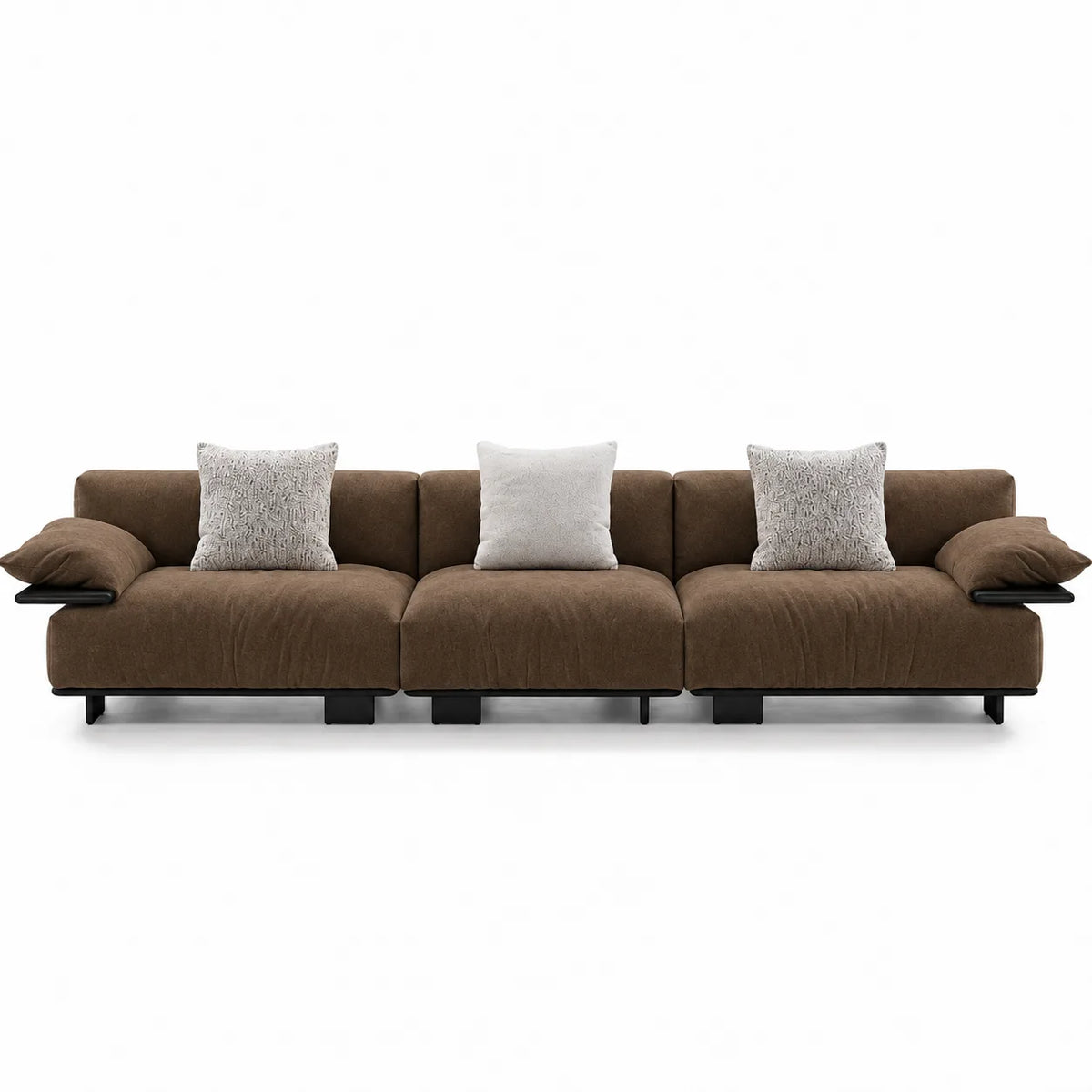 Custom Sofa Slipcover — Luna · Espresso Noir