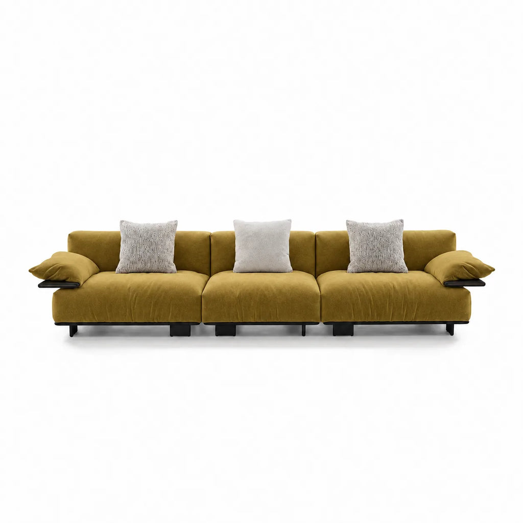 Custom Sofa Slipcover — Luna · Forest Moss