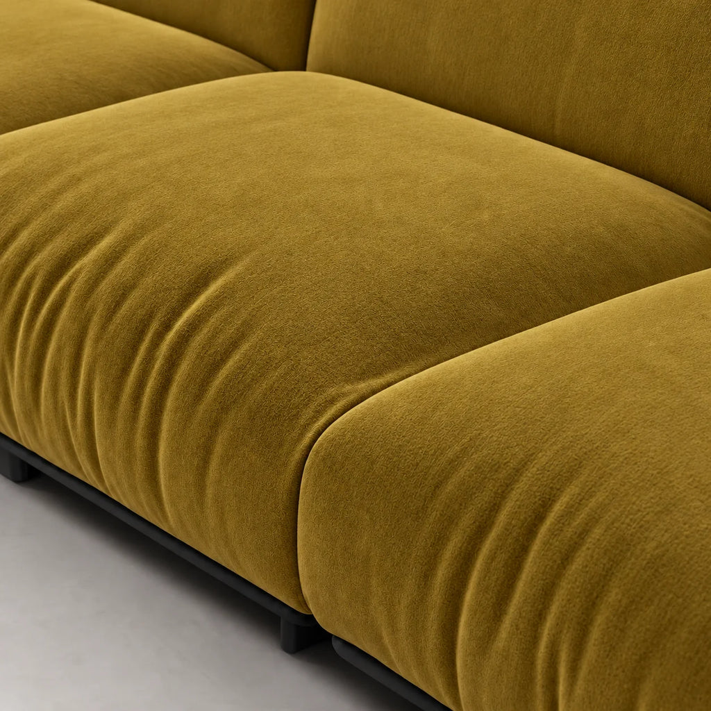 Custom Sofa Slipcover — Luna · Forest Moss