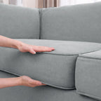 Glacier Gray WB PBV2042 - 19 | Sofa Slipcover