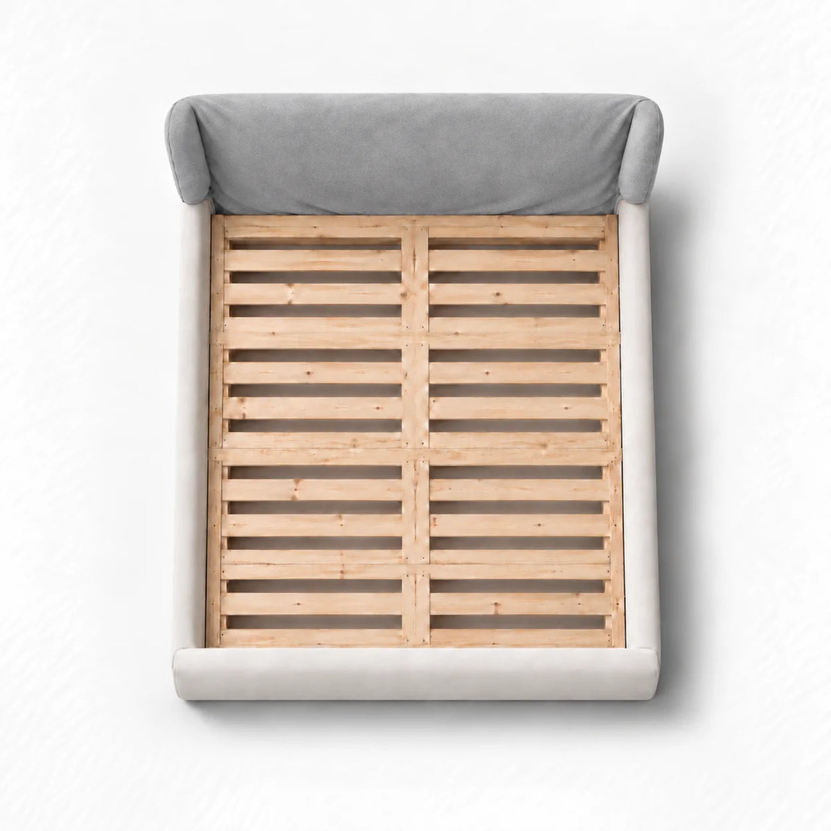 Glacier Gray · Stretch-Fit Bed Headboard Cover